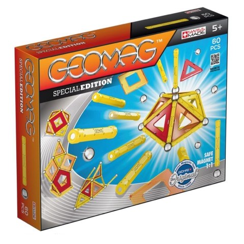Klocki magnetyczne SPECIAL EDITION PANELE ŻÓŁTE 60 Elementów Geomag
