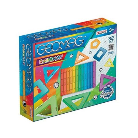 Klocki magnetyczne tęcza 32 elementy Geomag