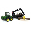 Ładowacz John Deere 1210E z chwytakiem BRUDER