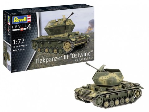 Model plastikowy Flakpanzer III Ostwind 3,7cm Flak 43 Revell