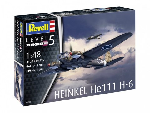 Model plastikowy Heinkel HE111 H-6 Revell