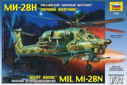 Model plastikowy Mil MI-28N Rus. Attack Hel. Zvezda