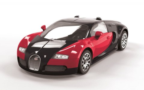 Model plastikowy Quickbuild Bugatti Veyron czarny/czerwony Airfix
