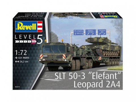 Model plastikowy SLT 50-3 Elefant + Leopard 2A4 Revell