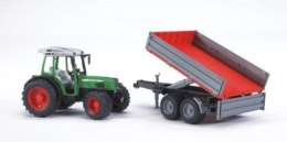 Pojazd Traktor Fendt 209 S z przyczepą wywrotką BRUDER