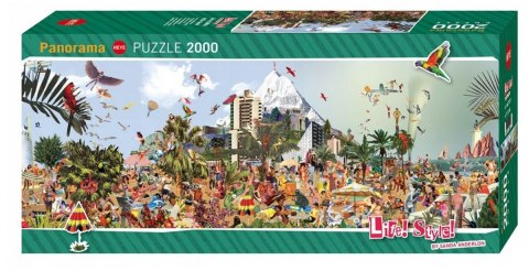 Puzzle 2000 elementów Na plaży Heye