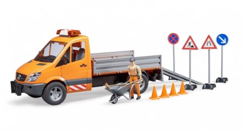 Sprinter komunalny z figurka kierowcy MB BRUDER