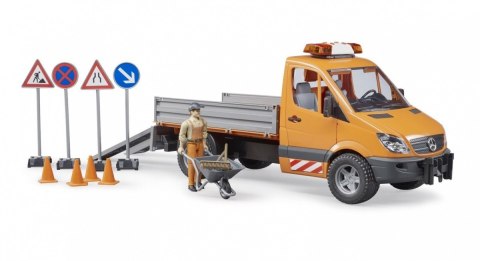 Sprinter komunalny z figurka kierowcy MB BRUDER