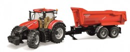 Traktor Case IH Optum 300 CVX z przyczepą BRUDER