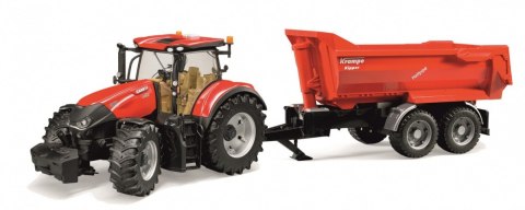 Traktor Case IH Optum 300 CVX z przyczepą BRUDER
