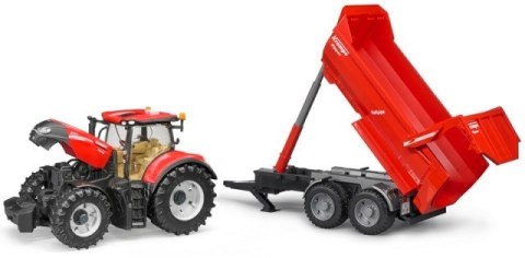 Traktor Case IH Optum 300 CVX z przyczepą BRUDER