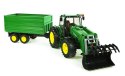 Traktor John Deere 7930 z ladowarka i przyczepa BRUDER