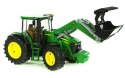 Traktor John Deere 7930 z ladowarka i przyczepa BRUDER