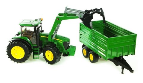 Traktor John Deere 7930 z ladowarka i przyczepa BRUDER