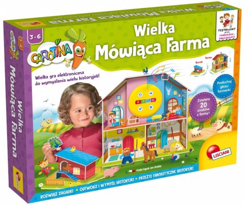 Zestaw edukacyjny Carotina Wielka mówiąca farma Lisciani