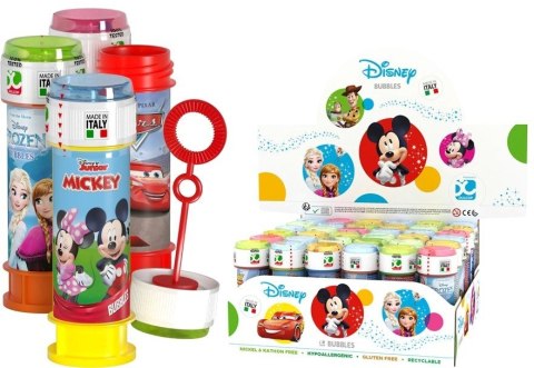 Bańki mydlane Disney 60ml display 36 sztuk Brimarex