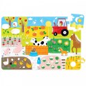 Duuuże puzzle z dziurką Wieś CzuCzu