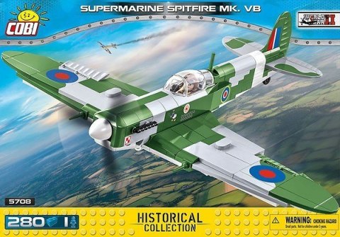 Klocki Supermarine Spitfire Mk. VB - myśliwiec brytyjski Cobi Klocki