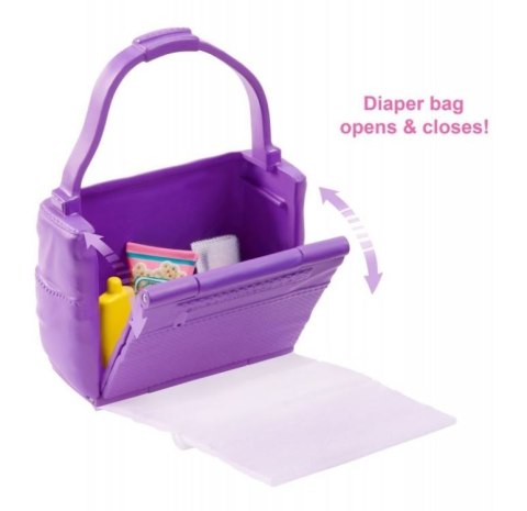 Lalka Barbie Skipper dziecko akcesoria Zmiana pieluszki Mattel