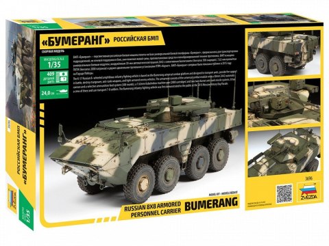Model do sklejania Bumerang-BM Rosyjski bojowy wóz piechoty Zvezda