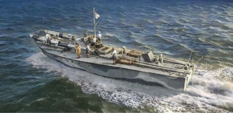 Model do sklejania Vosper 74 Łódź z załogą Italeri