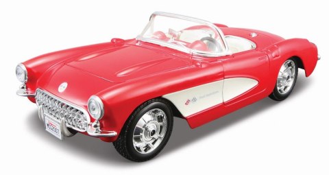 Model metalowy Chevrolet Corvette 1957 1:24 do składania Maisto