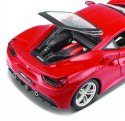 Model metalowy Ferrari 488 GTB czerwony 1:24 do skladania Maisto