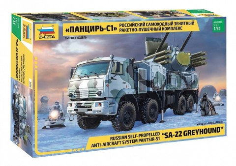 Model plastikowy Pantsir S-1 rosyjski system przeciwlotniczy Zvezda