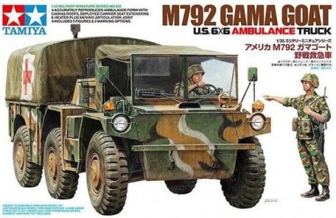 Model plastkowy M792 Ambulance Gama Goat Tamiya