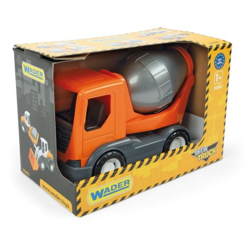 Pojazd Tech Truck Auta budowlane mix w kartonie Wader