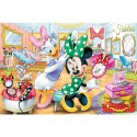 Puzzle 100 elementĂłw Minnie w salonie kosmetycznym Trefl