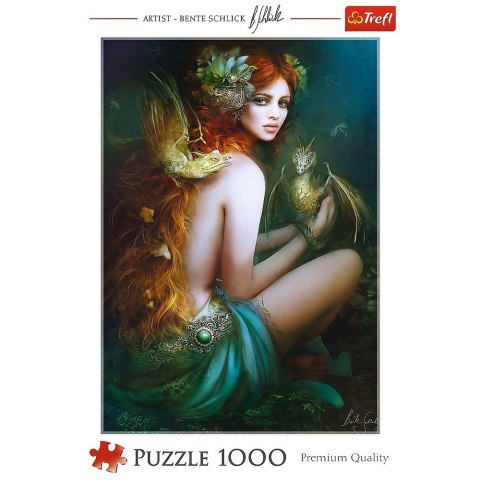 Puzzle 1000 elementów Przyjaciółka smoków Trefl