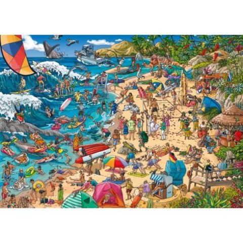 Puzzle 1000 elementów Zwariowana plaża Heye