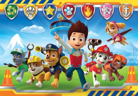 Puzzle 104 elementów Super Kolor Psi Patrol Clementoni