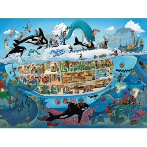 Puzzle 1500 elementów Szalona łódź podwodna Heye