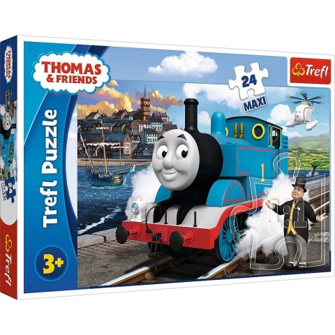 Puzzle 24 MAXI Wesoły dzień Tomka Trefl