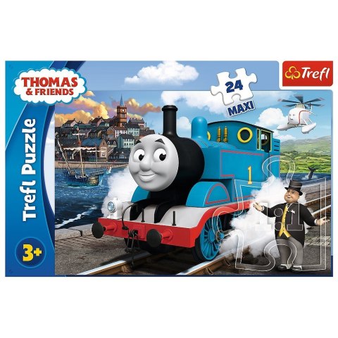 Puzzle 24 MAXI Wesoły dzień Tomka Trefl