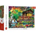 Puzzle 3000 elementów Chatka w lesie Trefl