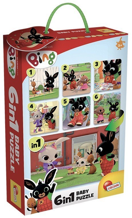 Puzzle 6 w 1 Bing Baby Lisciani