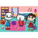 Puzzle 60 elementów Kicia Kocia z przyjaciółmi Trefl