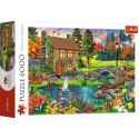 Puzzle 6000 elementów Chatka w górach Trefl
