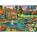 Puzzle 6000 elementów Chatka w górach Trefl