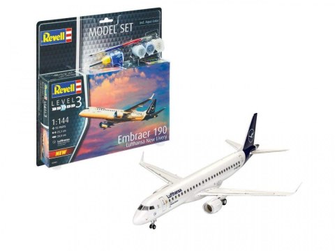 Zestaw modelarski Embraer 190 Lufthansa Revell