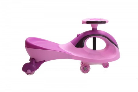 Jeździk Grawitacyjny Swing Car z muzyką i światłem różowy Hot Hit