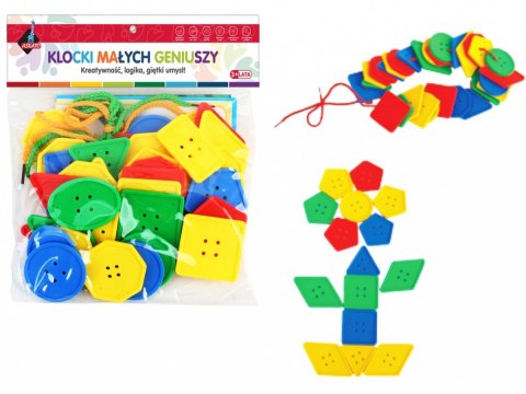 Klocki Małych Geniuszy - Guziki 42 elementy ASKATO