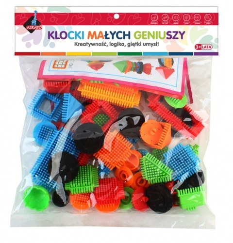 Klocki małych geniuszy - Szczotki 46 elementów ASKATO