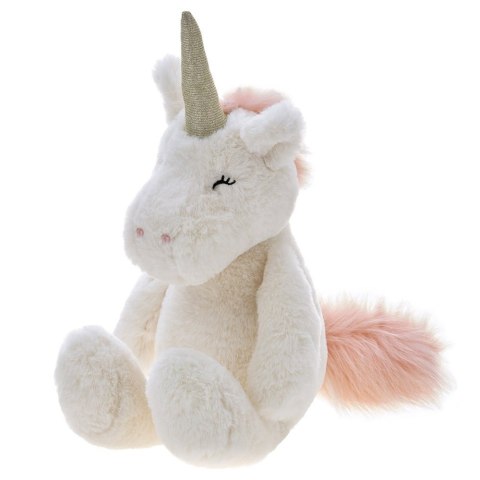 Maskotka Jednorożec Alessio kremowy 28 cm Beppe
