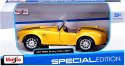 Model metalowy Shelby Cobra 427 1965 1/24 Żółty Maisto