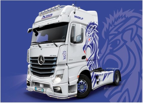Model plastikowy Mercedes Benz Actros MP4 Show Truck Italeri