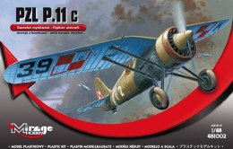Model plastikowy PZL P.11C 1/48 Edycja kit + model, 2 figurki Mirage